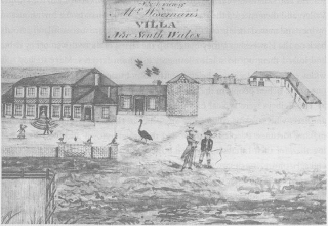 Solomon Wiseman’s estate at mouth of Macdonald River c1830